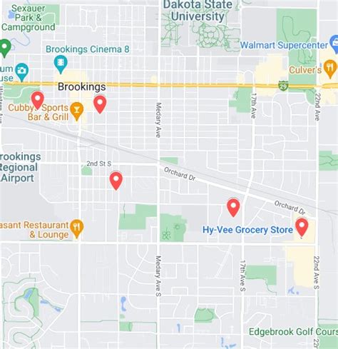 google maps brookings.